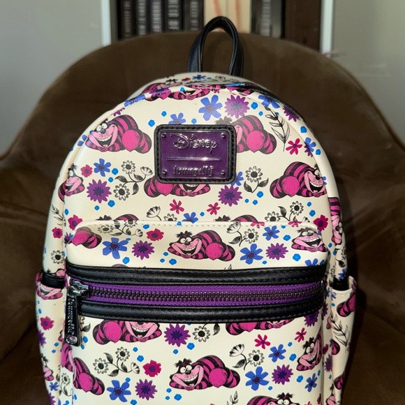 Loungefly Handbags - Disney Loungefly Cheshire Cat Mini Backpack